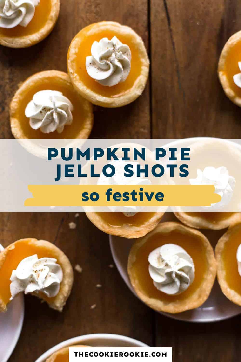 Pumpkin Pie Jello Shots pin image