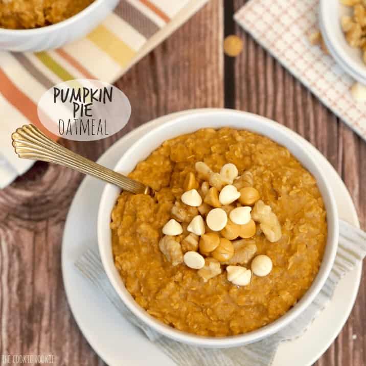 easy pumpkin oatmeal (pumpkin pie microwave oatmeal)