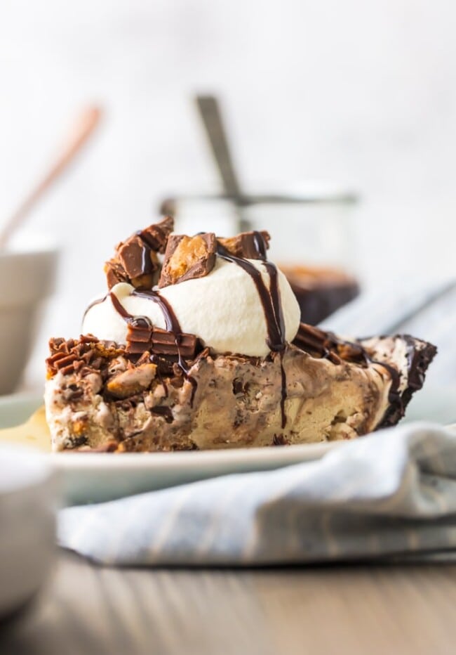 Peanut Butter Cup Ice Cream Pie (Chocolate Peanut Butter Pie) Recipe
