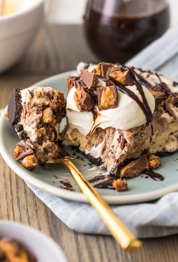 Peanut Butter Cup Ice Cream Pie (Chocolate Peanut Butter Pie) Recipe
