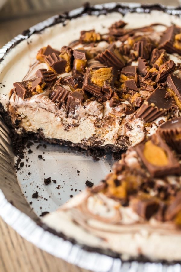 Peanut Butter Cup Ice Cream Pie (Chocolate Peanut Butter Pie) Recipe
