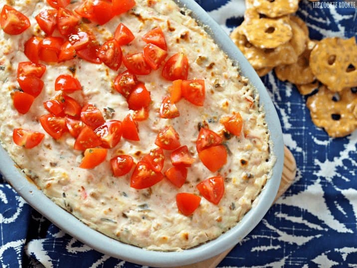 Hot Bacon Feta Dip - The Cookie Rookie®