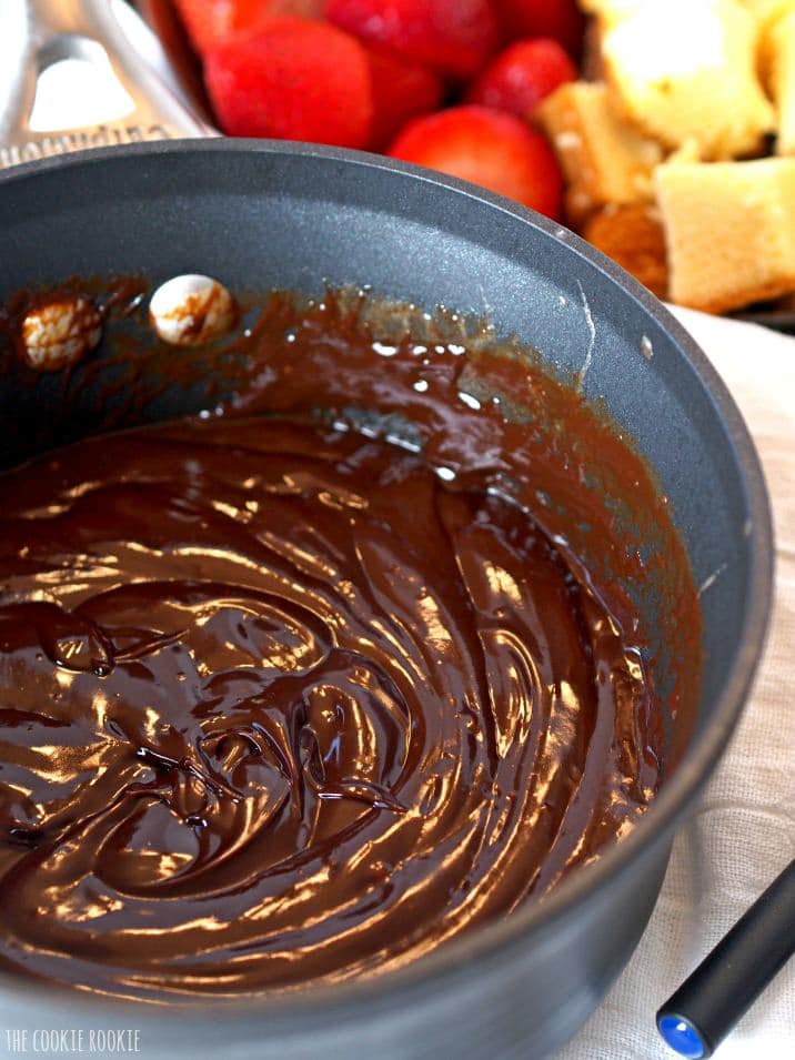 Bittersweet Chocolate-Orange Fondue