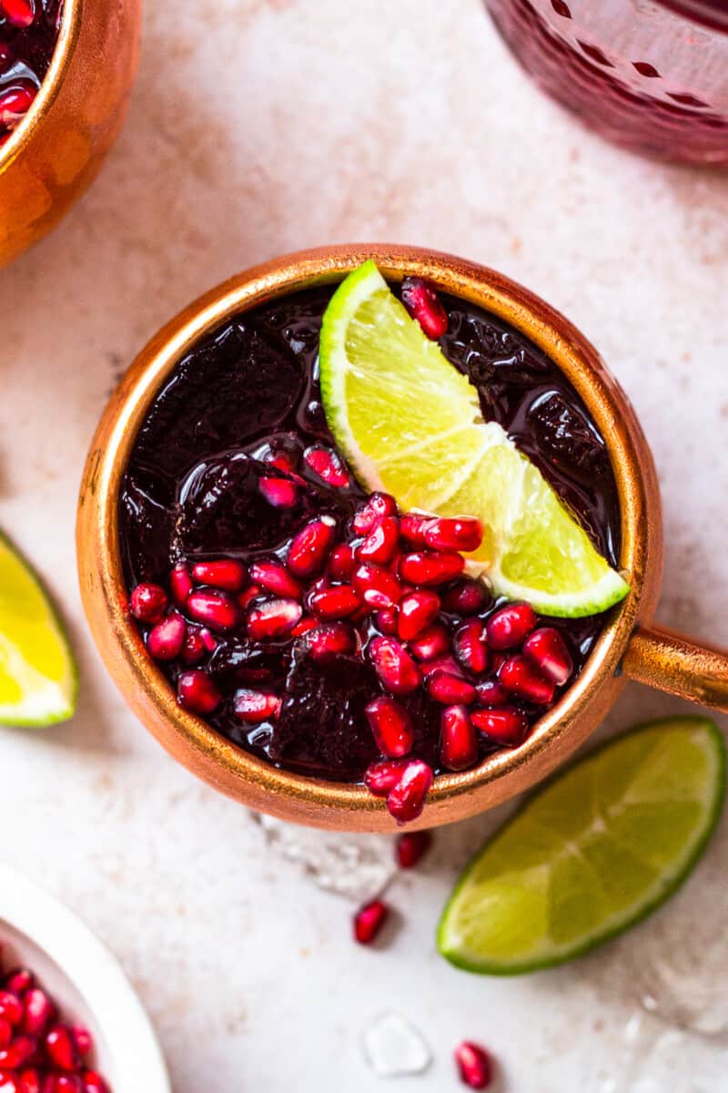 Pomegranate Moscow Mule Recipe - The Cookie Rookie®