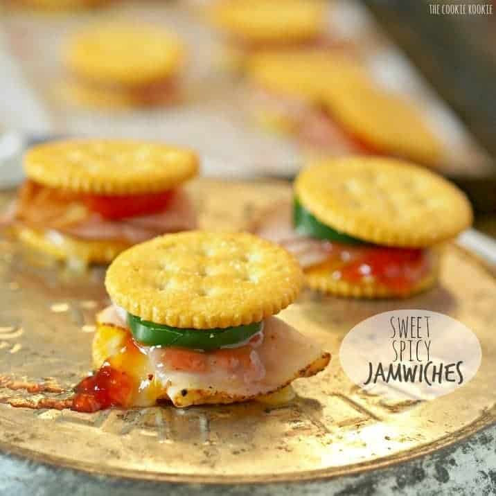 sweet and spicy jamwiches