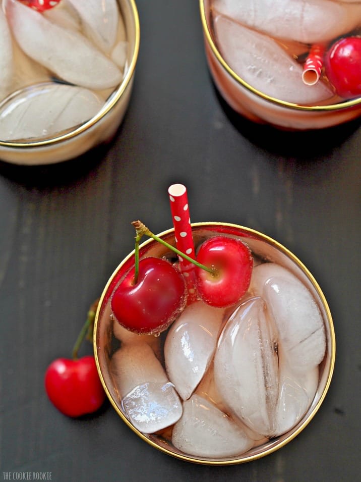 overhead shot of Cream Soda Cocktail