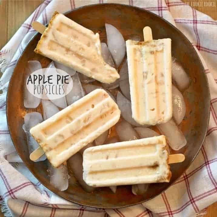 apple pie popsicles