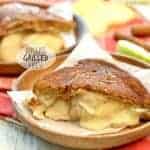 Apple Pie Grilled Cheese! Made with brie, mascarpone, and apple pie filling! AMAZING! | The Cookie Rookie