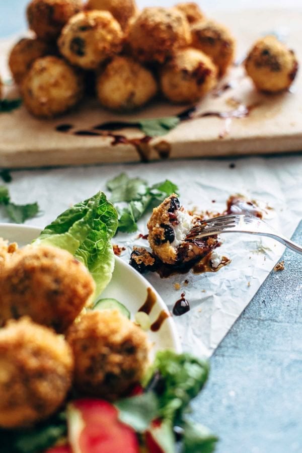 Fried Goat Cheese Balls with Cherries and Pecans Recipe The Cookie