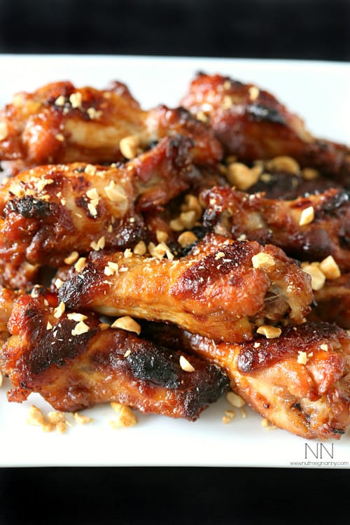 Peanut Butter and Jelly Chicken Wings | Nutmeg Nanny