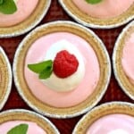 Raspberry Yogurt Tarts, an easy healthy sweet treat for Valentine's Day or the perfect baby shower recipe! | The Cookie Rookie