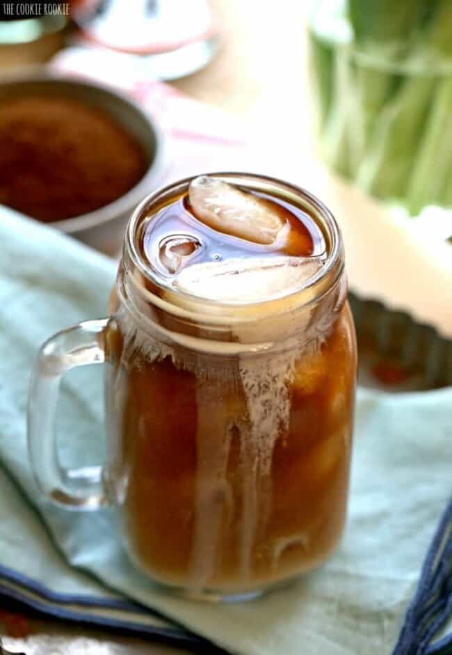 Skinny Hazelnut Iced Coffee Recipe (with Cold Brew) The Cookie Rookie®