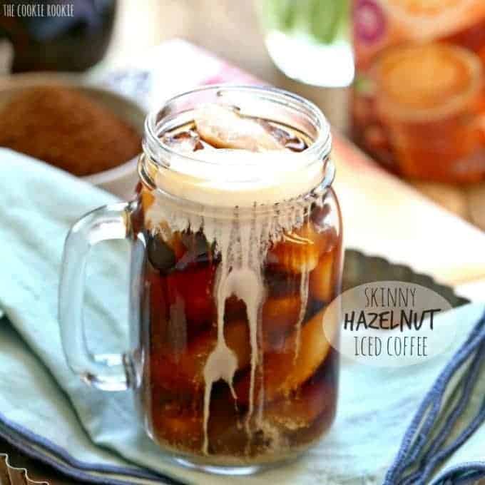 Skinny Hazelnut Iced Coffee Recipe (with Cold Brew) The Cookie Rookie®