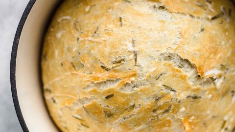 Dutch Oven Herb Bread - Completely Delicious