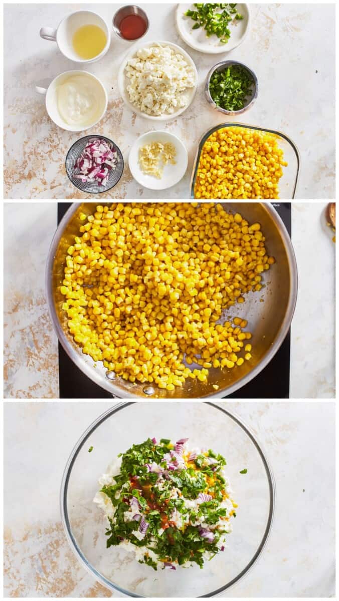 how to make mexican street corn off the cob step by step photos