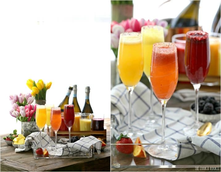 photo collage of bellinis