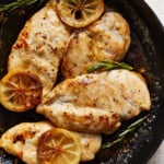 featured lemon chicken skillet