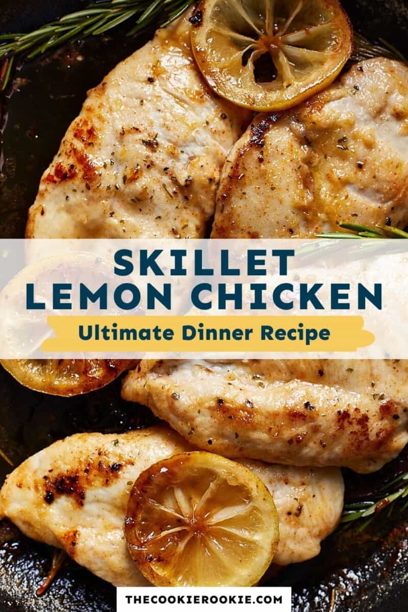 lemon chicken pinterest collage