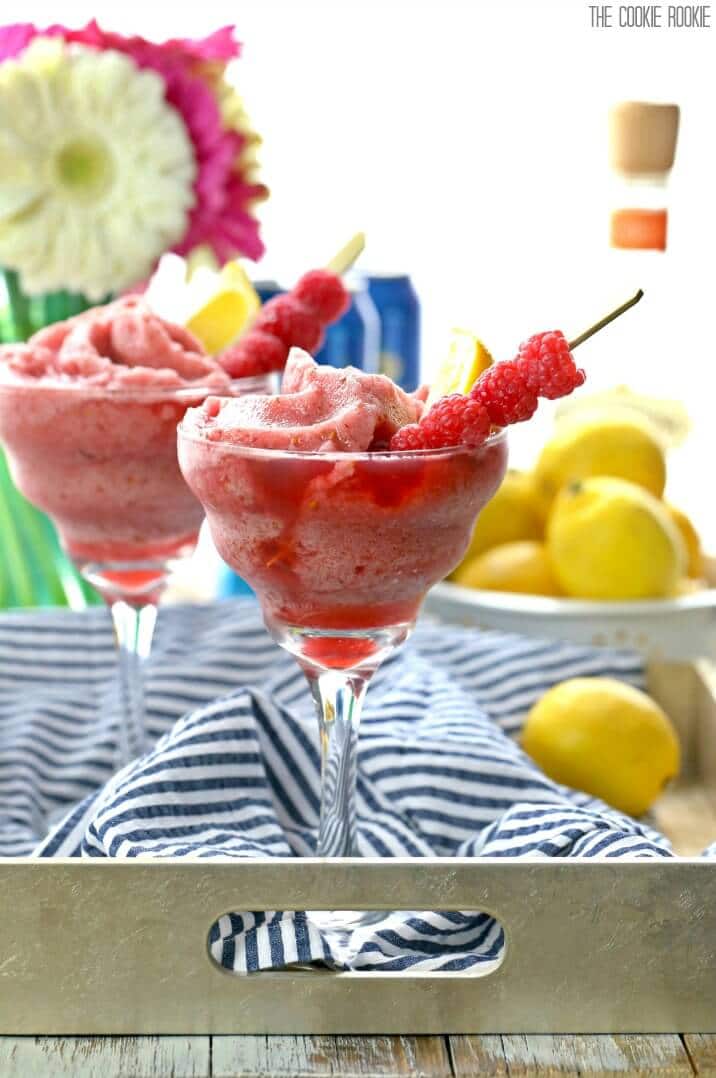 raspberry beergaritas