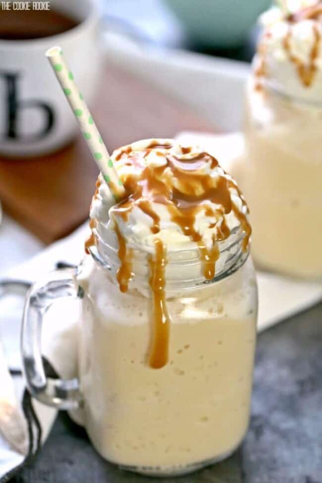 Caramel Frappuccino Recipe (Homemade Caramel Frappe) Recipe The