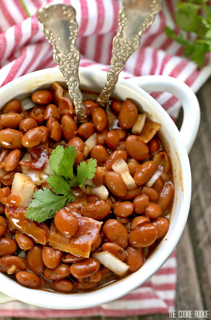Bourbon Bacon Baked Beans The Cookie Rookie