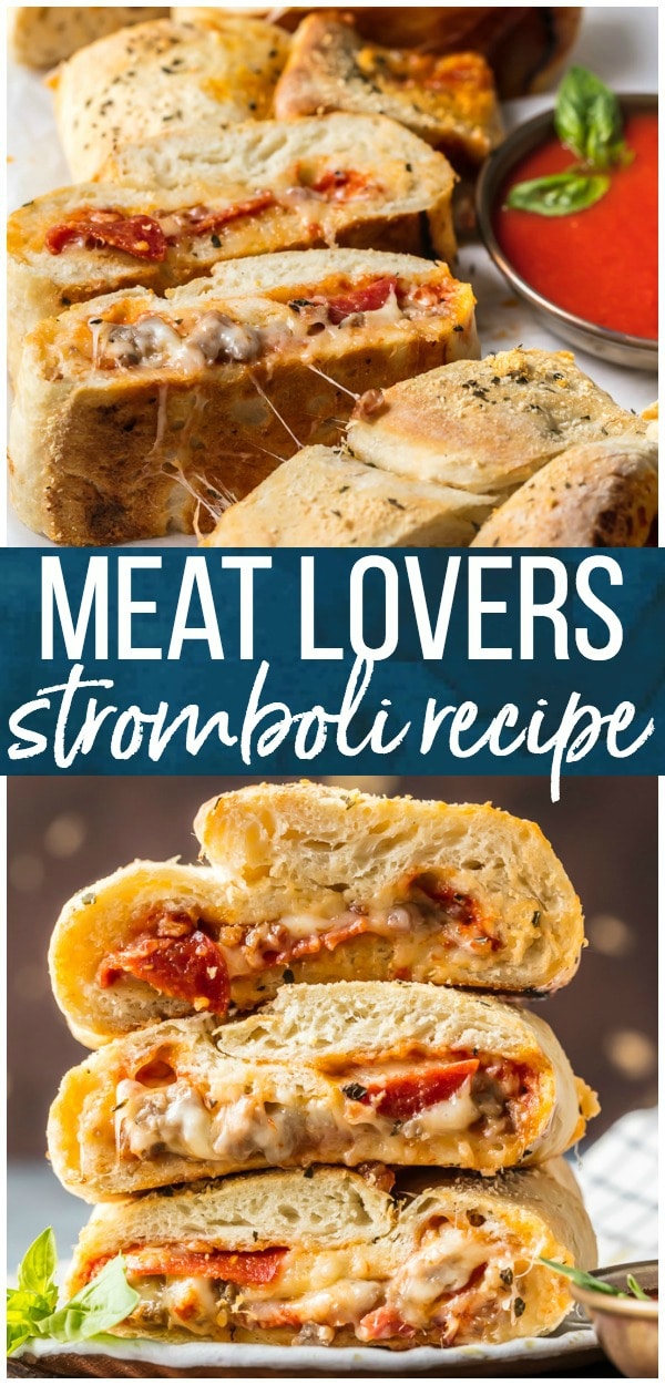 Easy Stromboli Recipe Meat Lovers Stromboli The Cookie Rookie