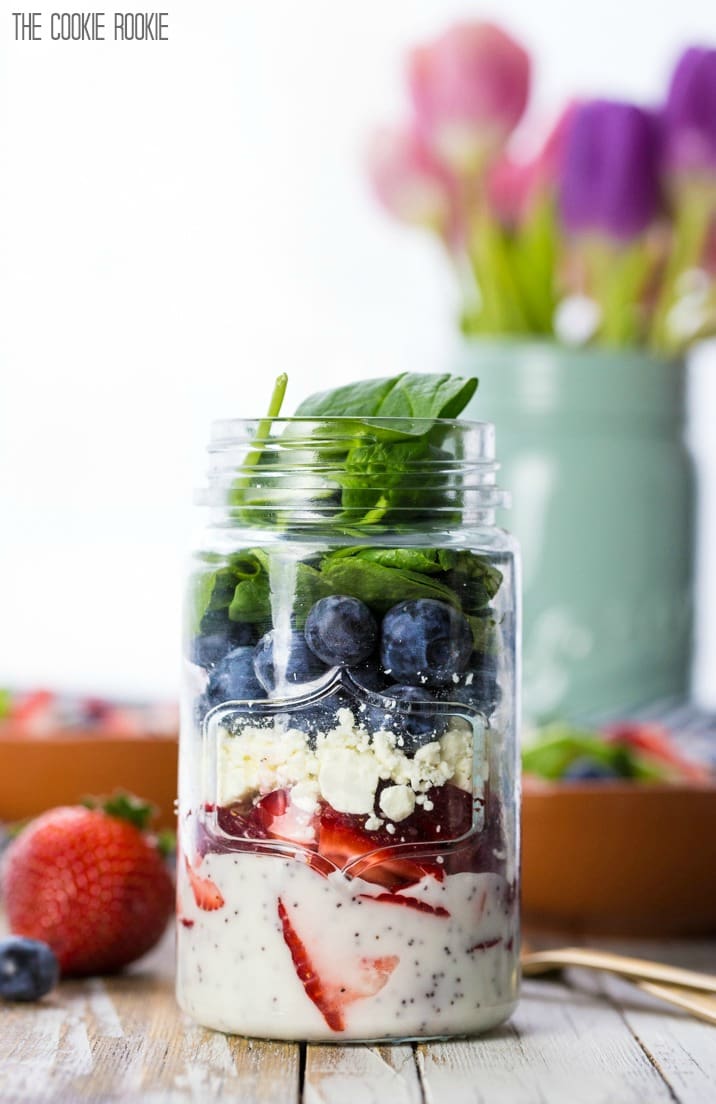 10 Mason Jar Lunches to Have on Hand. We LOVE mason jars - especially to pre-make our lunches to have on hand.
