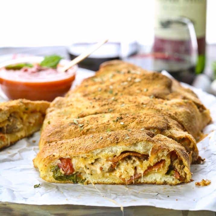Super Easy Sausage and Pepperoni Stromboli The Cookie Rookie®