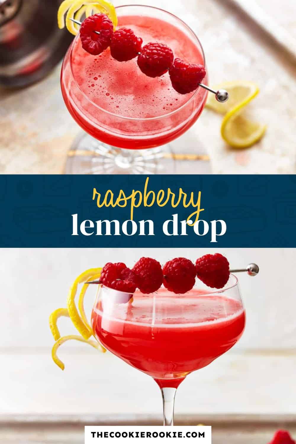 raspberry lemon drop pin image