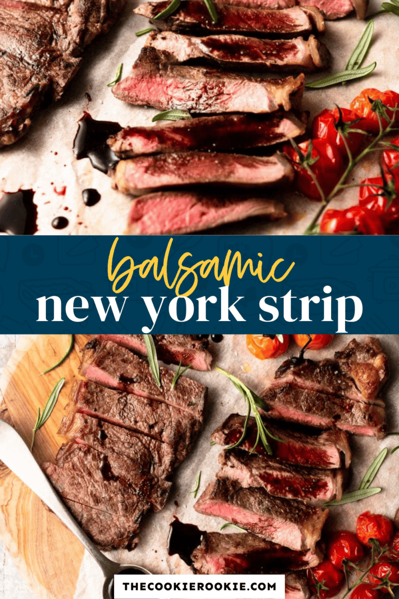 Balsamic new york strip steak is a delicious and flavorful dish that combines the tenderness of a premium cut of new york strip steak with the tangy sweetness of balsamic vinegar glaze.