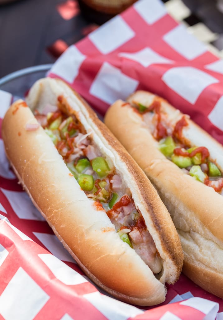 hawaiian pizza hotdogs