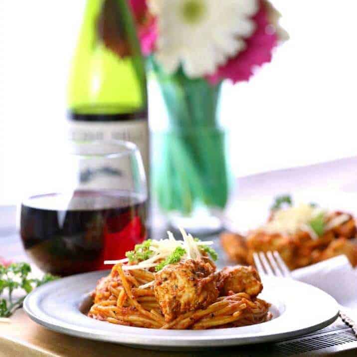 Easy One Pot Chicken Marinara Pasta The Cookie Rookie®