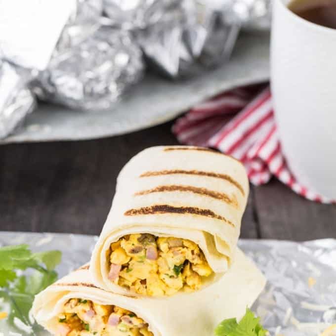 Southwest Make Ahead Breakfast Burritos The Cookie Rookie®