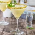 Monkeylada Martinis! Made with fresh banana and pineapple, and finished off with pineapple milk! Delicious, tropical, and fun! LOVE this during the Summer!
