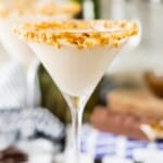 snickers martinis on a tray