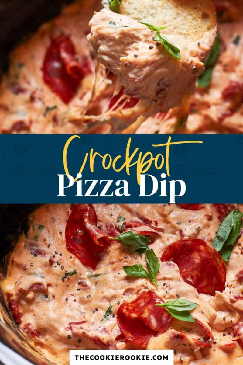 Easy Crockpot Pizza Dip - Family Fresh Meals