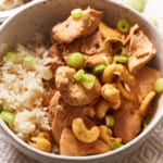 featured crockpot cashew chicken.