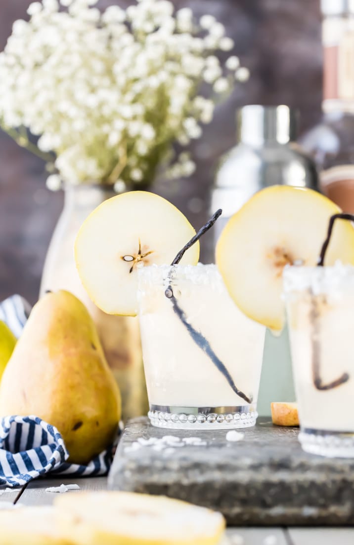 pear vanilla coconut vodka cooler
