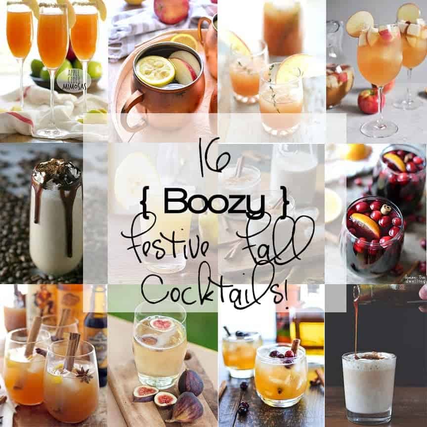 10 boozy festive fall cocktails!