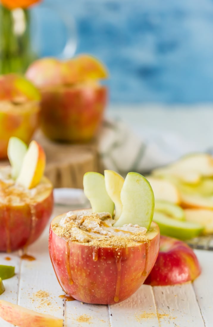 Individual Caramel Cheesecake Apple Dip The Cookie Rookie®