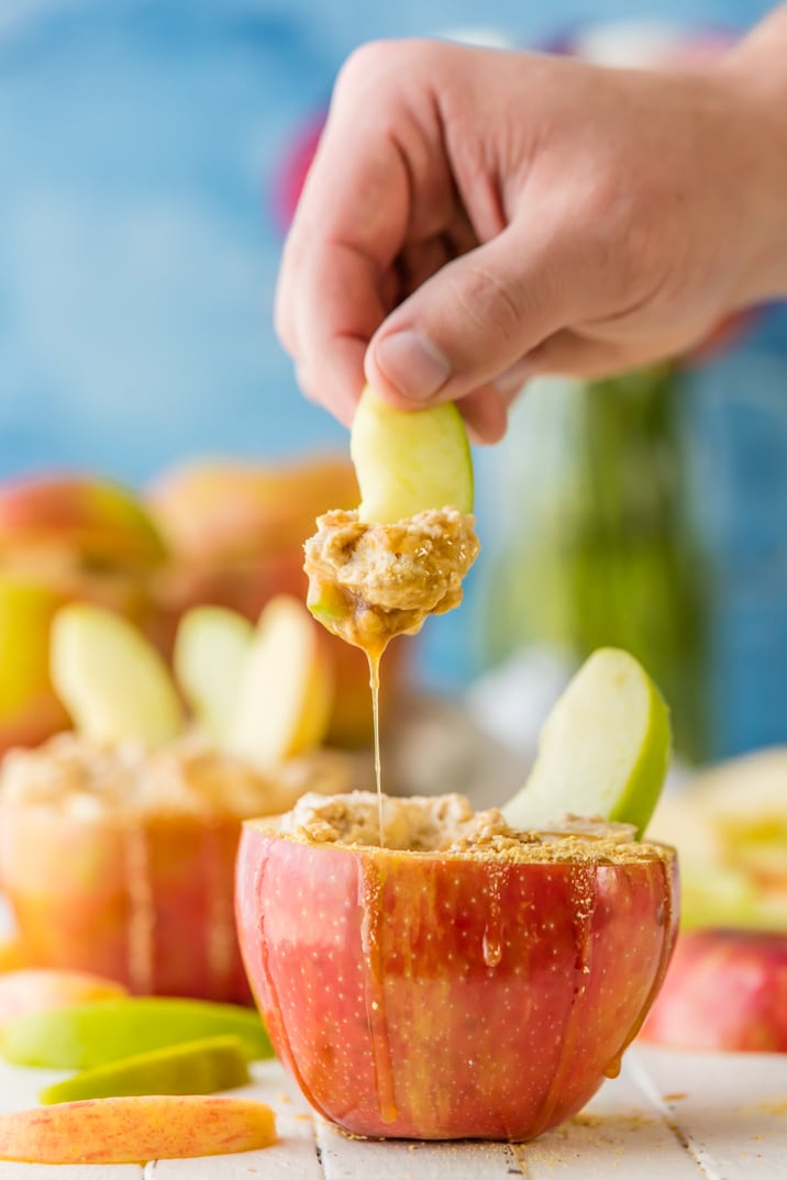 Individual Caramel Cheesecake Apple Dip The Cookie Rookie®