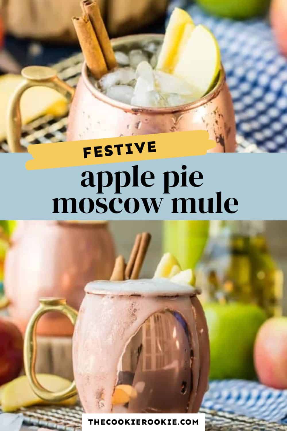apple pie moscow mule pin image