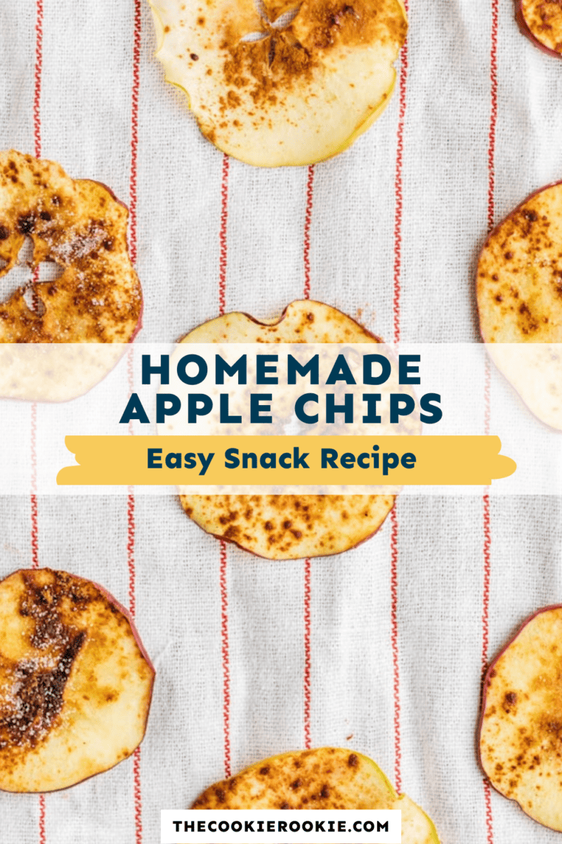 Microwave apple chips recipe.