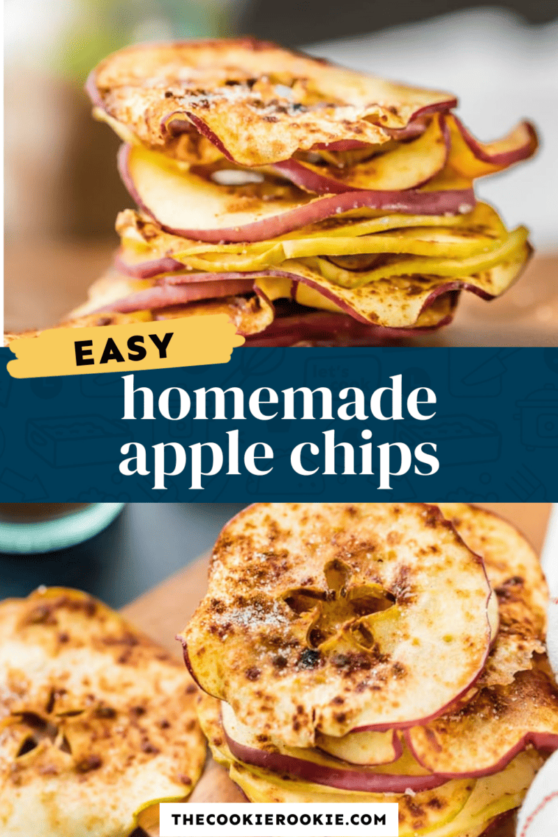 Microwave apple chips