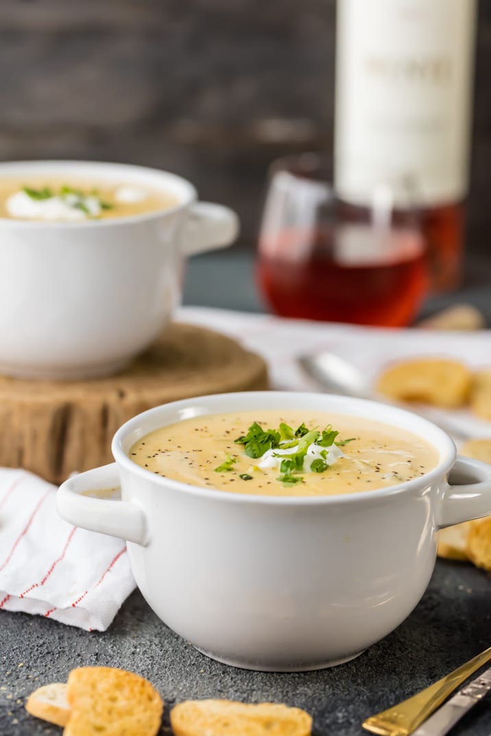 SUPER EASY Crockpot Broccoli Cheese Soup recipe! Dreams do come true! The perfect EASY comfort food for any occasion!! Love to make this in bulk for friends!