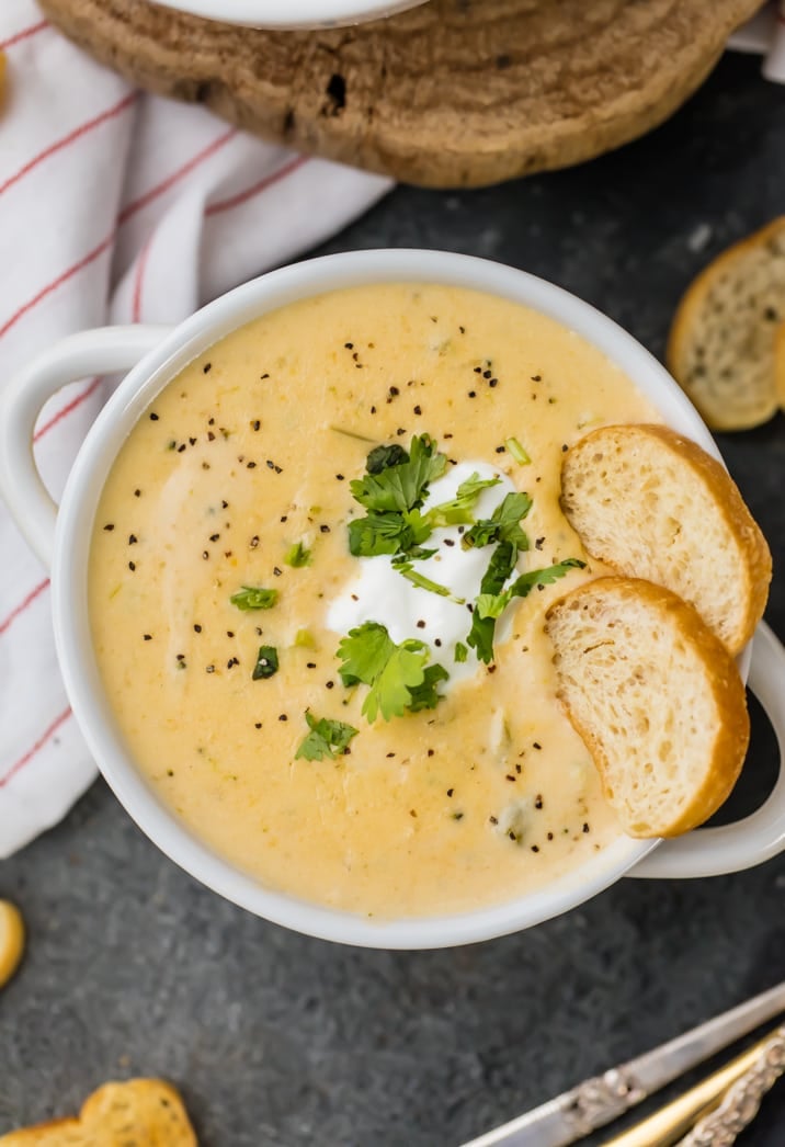 Crockpot Broccoli Cheese Soup recipe