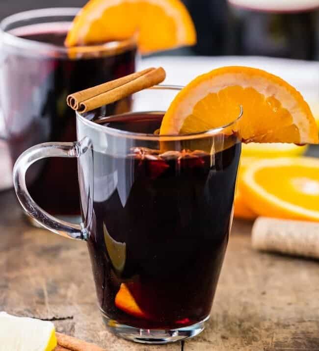Spiced Wine is the perfect holiday drink. This simple mulled wine recipe is delicious and it's made in under 30 minutes. Holiday Spiced Wine will warm up any chilly night!