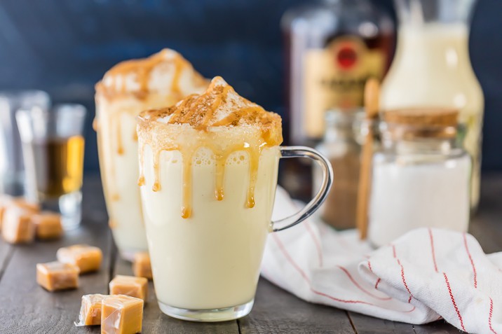 Salted Caramel Eggnog recipe