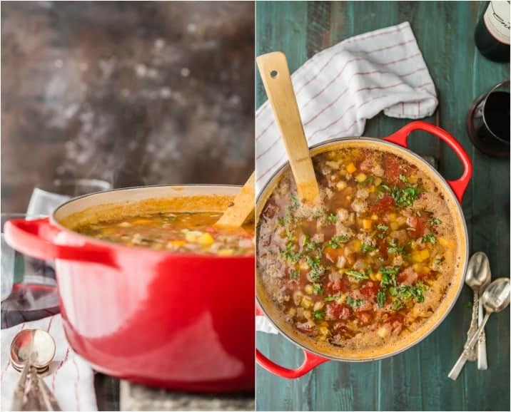 Copycat Carrabba's Sausage and Lentil Soup...your favorite restaurant comfort food made easy at home! This soup is such an EASY RECIPE and you can freeze it