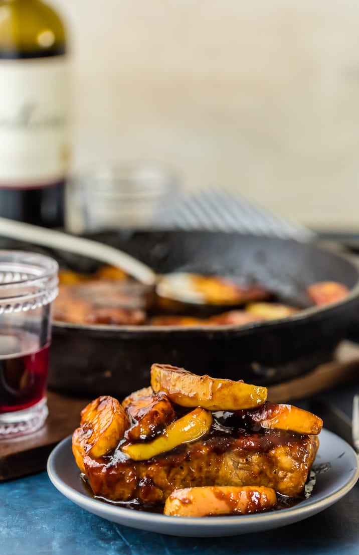 Pork chops and apples recipe